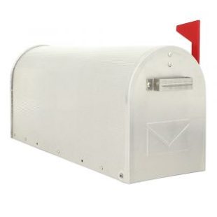 Briefkasten Mailbox Alu Silber